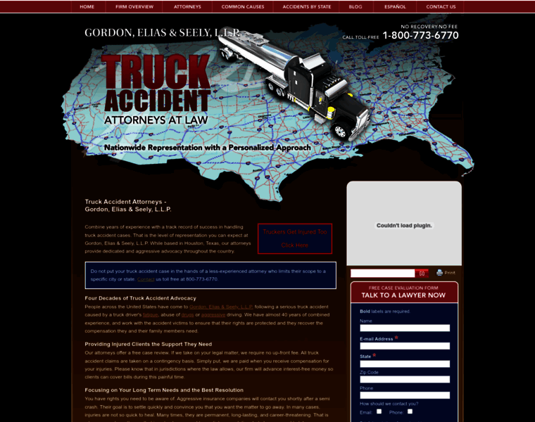 Truckaccidentlaw.org thumbnail