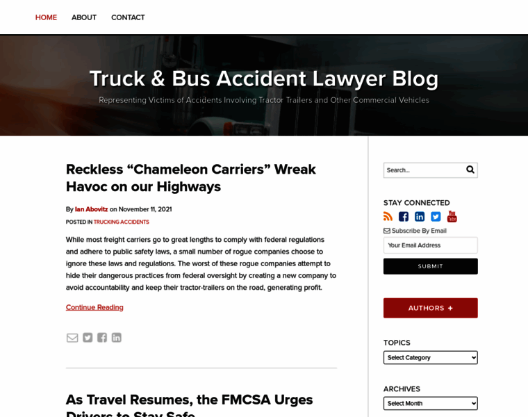 Truckandbusaccidentlawyers.com thumbnail