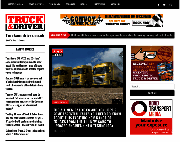 Truckanddriver.co.uk thumbnail
