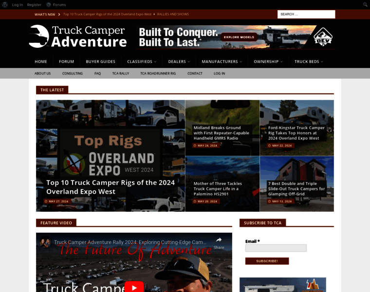 Truckcamperadventure.com thumbnail