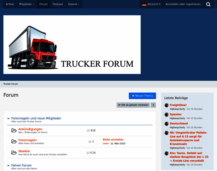 Trucker-forum.at thumbnail