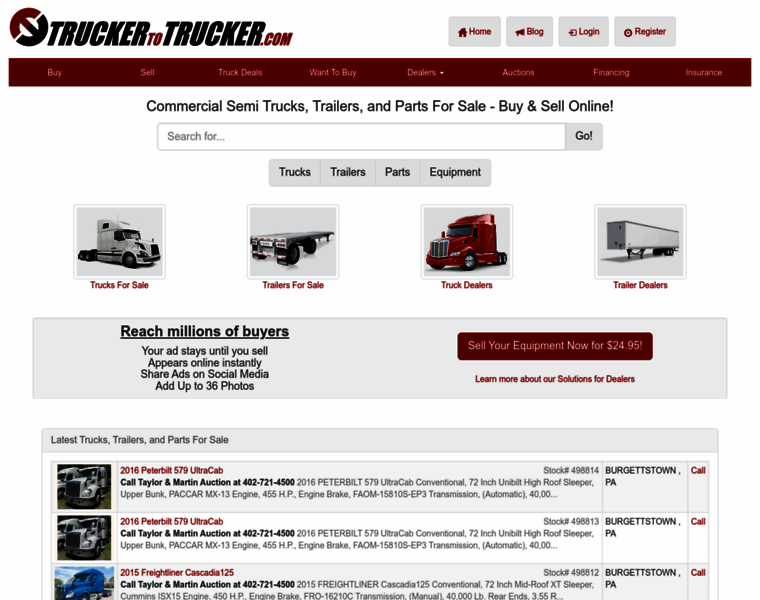 Truckertotrucker.com thumbnail