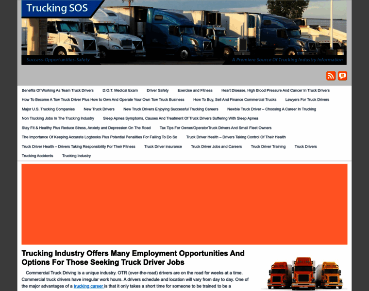 Truckingsos.com thumbnail