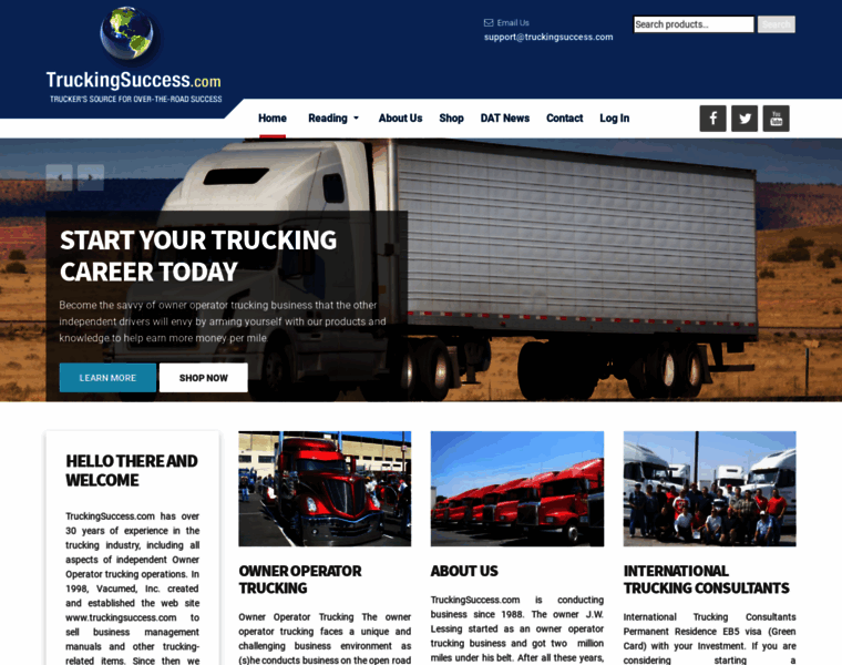 Truckingsuccess.com thumbnail