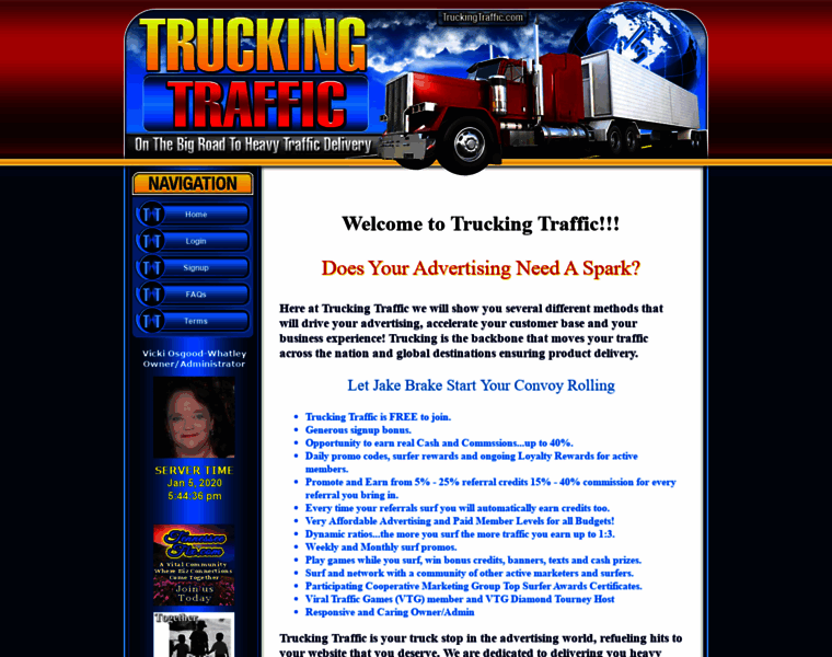 Truckingtraffic.com thumbnail