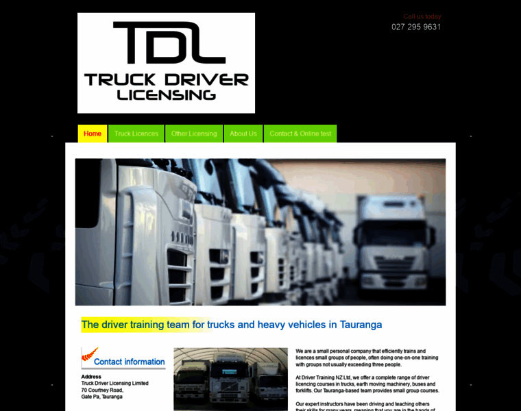 Trucklicence.co.nz thumbnail