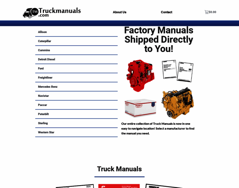 Truckmanuals.com thumbnail