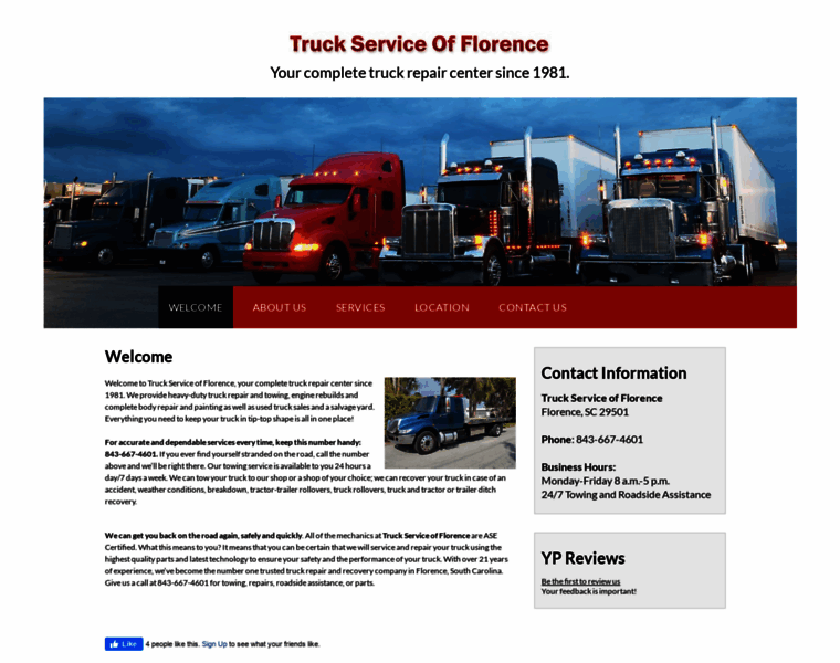 Truckserviceofflorence.com thumbnail