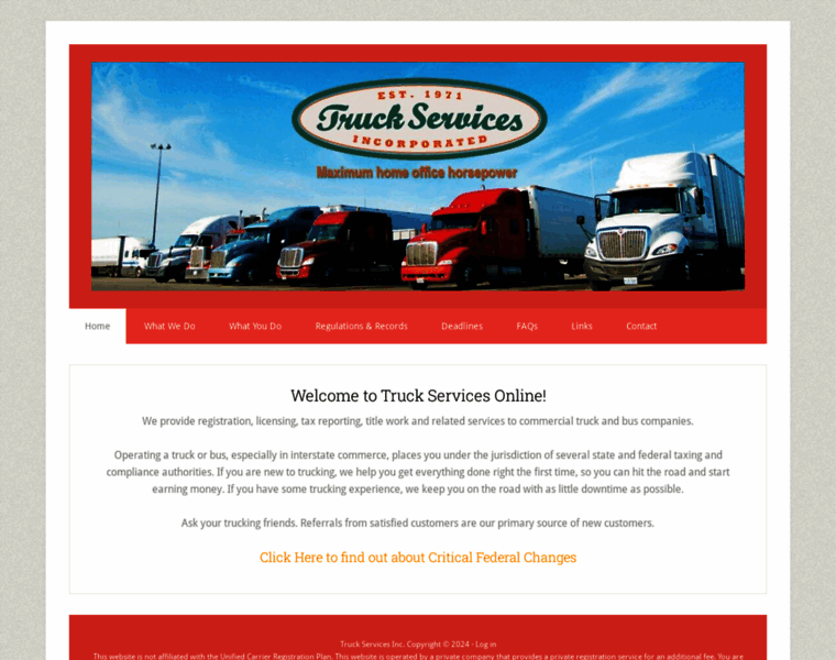 Truckservicesonline.com thumbnail