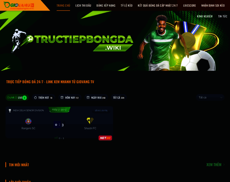 Tructiepbongda.wiki thumbnail