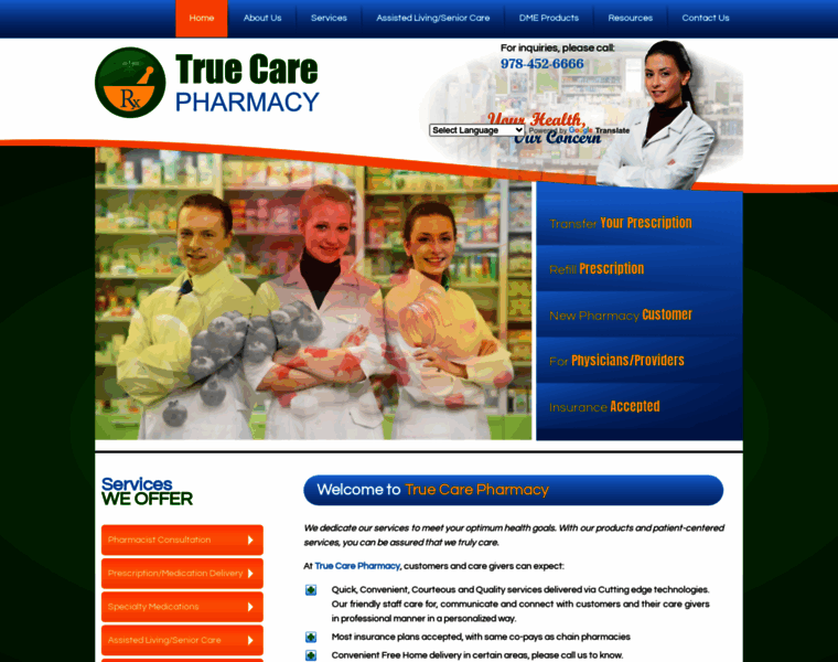 Truecare-pharmacy.com thumbnail