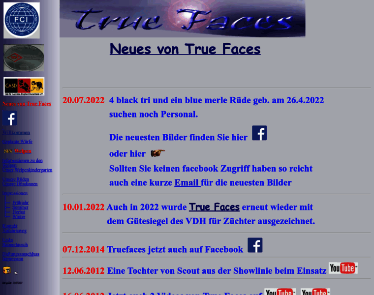 Truefaces.de thumbnail