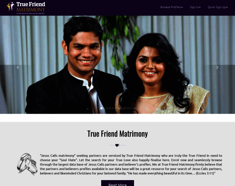 Truefriendmatrimony.com thumbnail