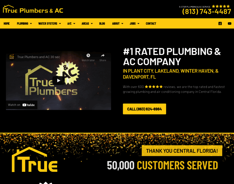 Trueplumbers.com thumbnail