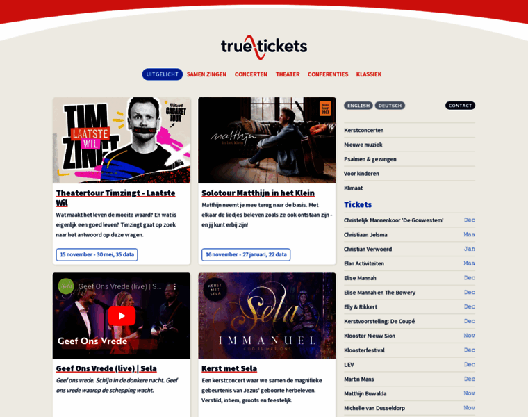 Truetickets.nl thumbnail