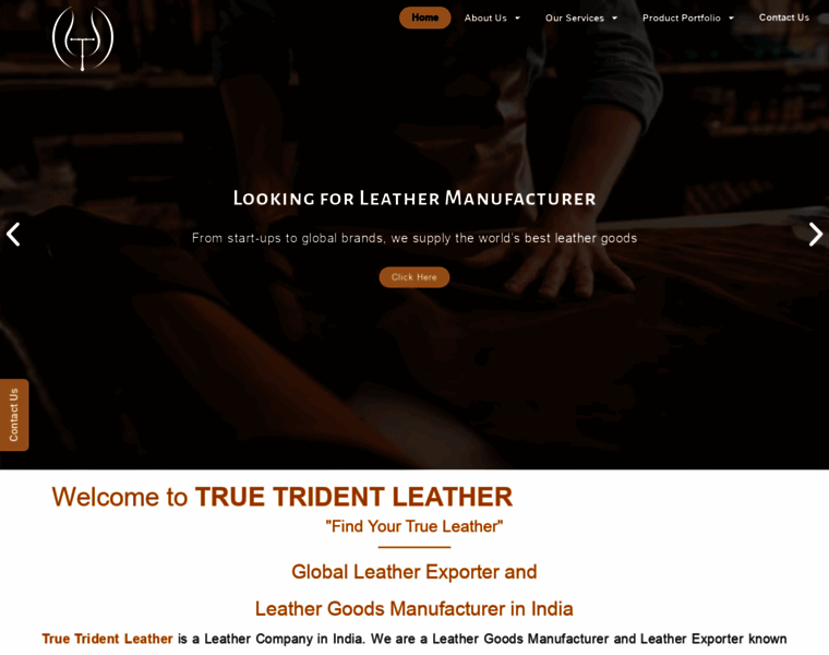 Truetridentleather.com thumbnail