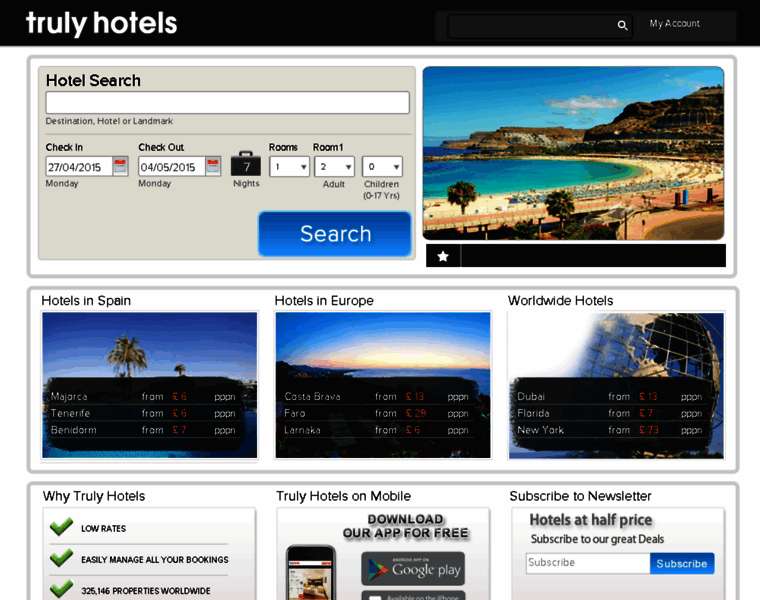 Trulyhotels.com thumbnail