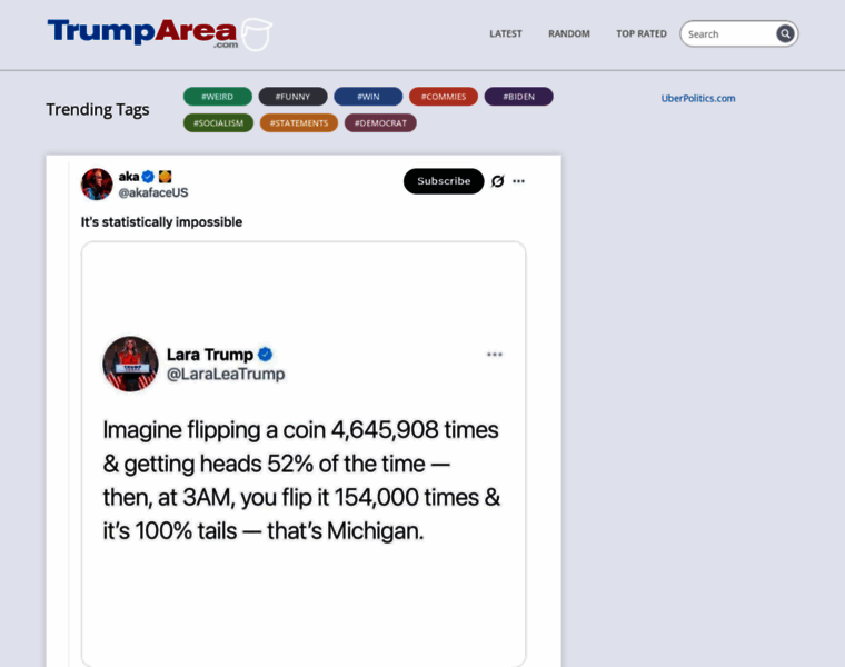 Trumparea.com thumbnail