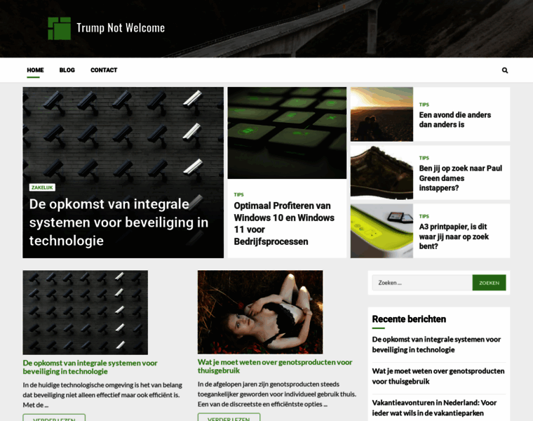 Trumpnotwelcome.be thumbnail