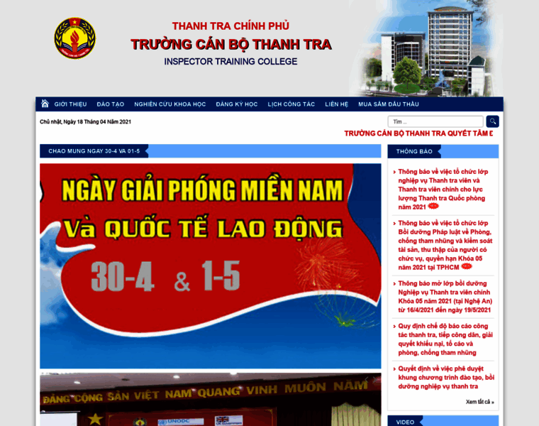 Truongcanbothanhtra.gov.vn thumbnail