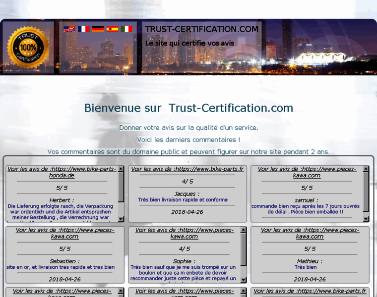 Trust-certification.com thumbnail