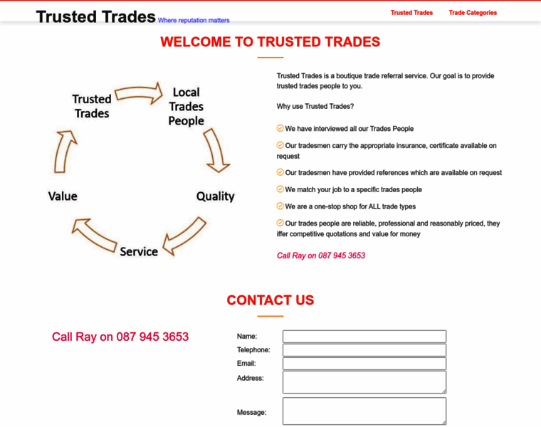 Trustedtrades.ie thumbnail