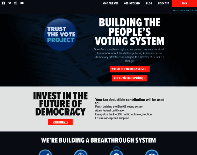 Trustthevote.org thumbnail