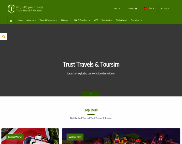 Trusttravels.com thumbnail