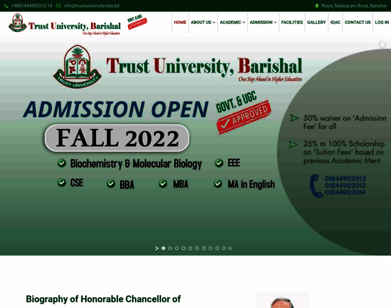 Trustuniversity.edu.bd thumbnail