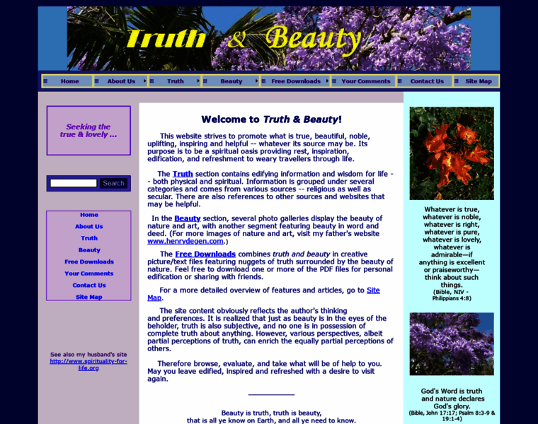 Truth-and-beauty.org thumbnail
