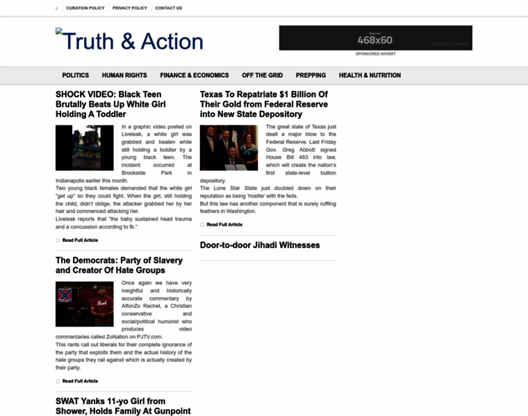 Truthandaction.net thumbnail
