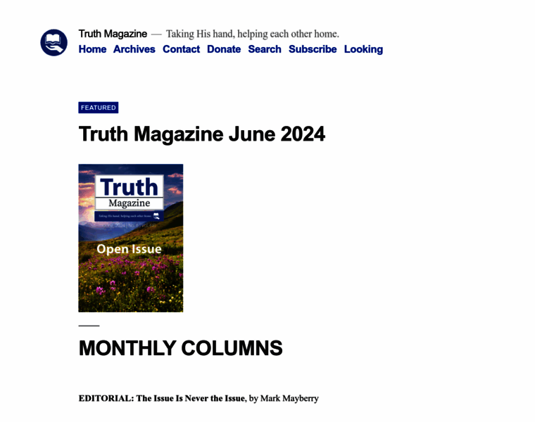Truthmagazine.com thumbnail