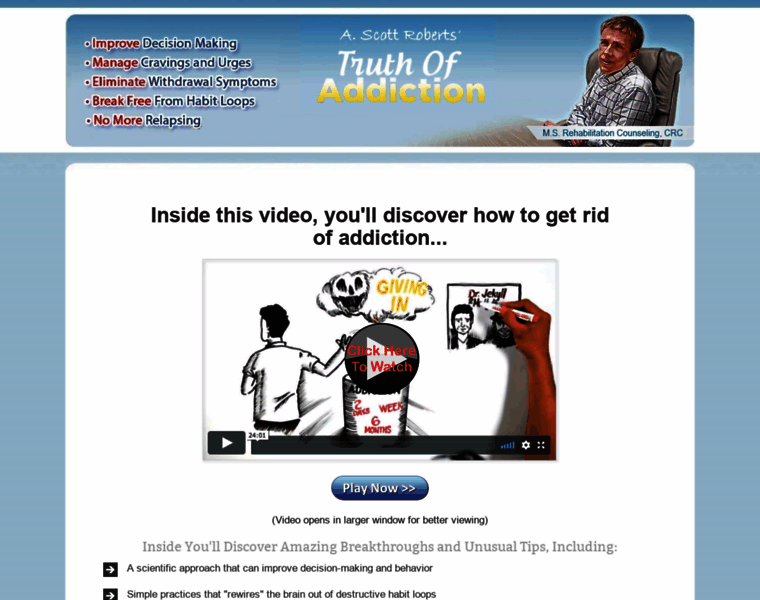 Truthofaddiction.com thumbnail