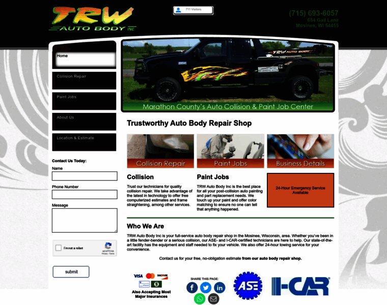 Trwautobody.com thumbnail