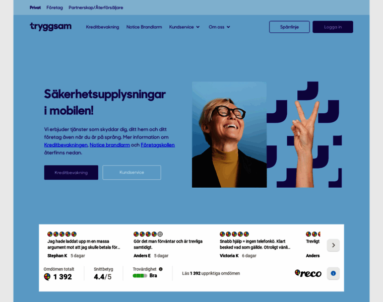 Tryggsam.se thumbnail