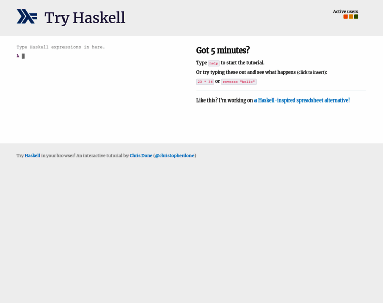 Tryhaskell.org thumbnail