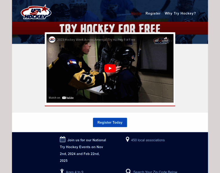 Tryhockeyforfree.com thumbnail