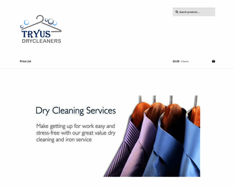 Tryusdrycleaners.com thumbnail