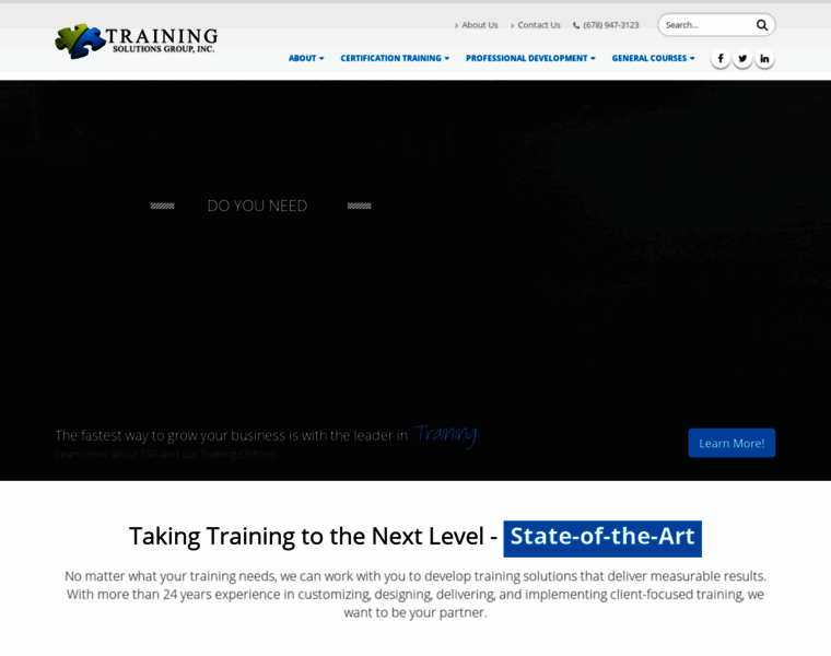 Tsg-training.com thumbnail