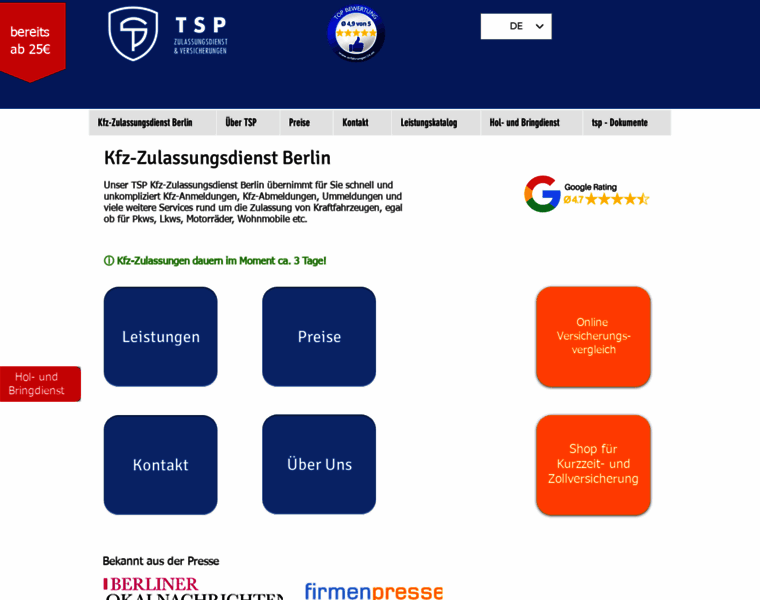 Tsp-service.de thumbnail