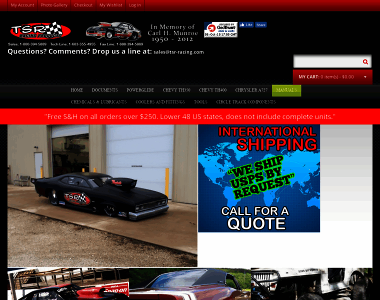 Tsr-racing.com thumbnail