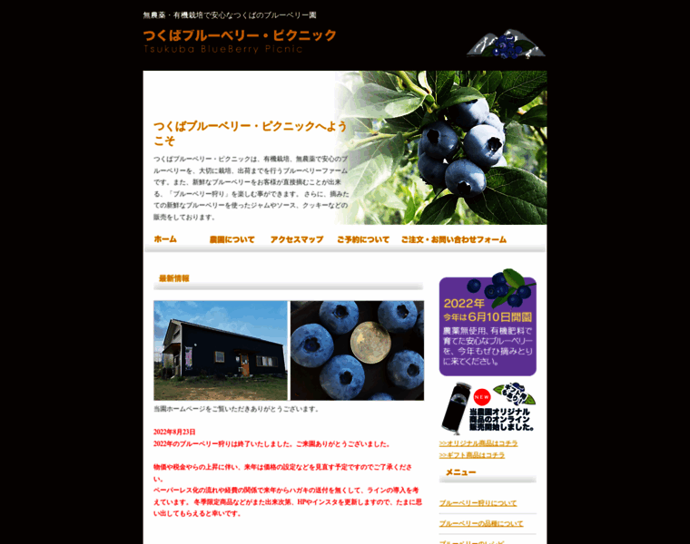 Tsukuba-blueberry.net thumbnail