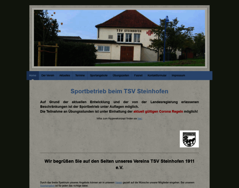 Tsv-steinhofen.de thumbnail