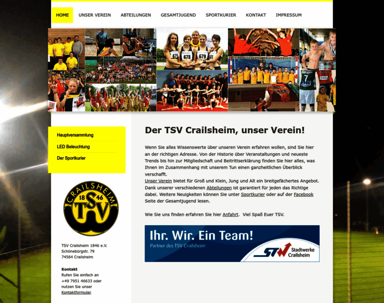 Tsvcrailsheim.de thumbnail