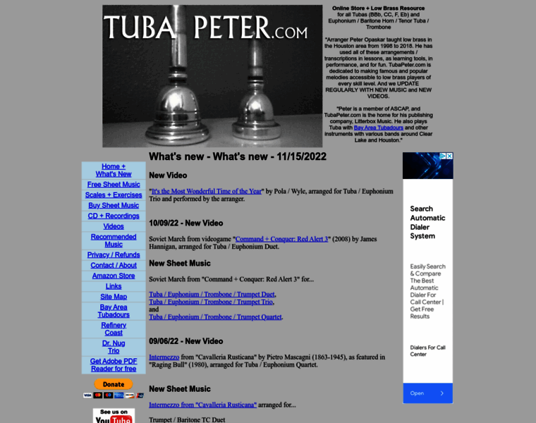 Tubapeter.com thumbnail