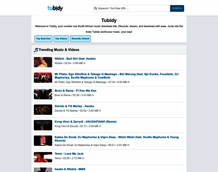 Tubidymp3.link thumbnail