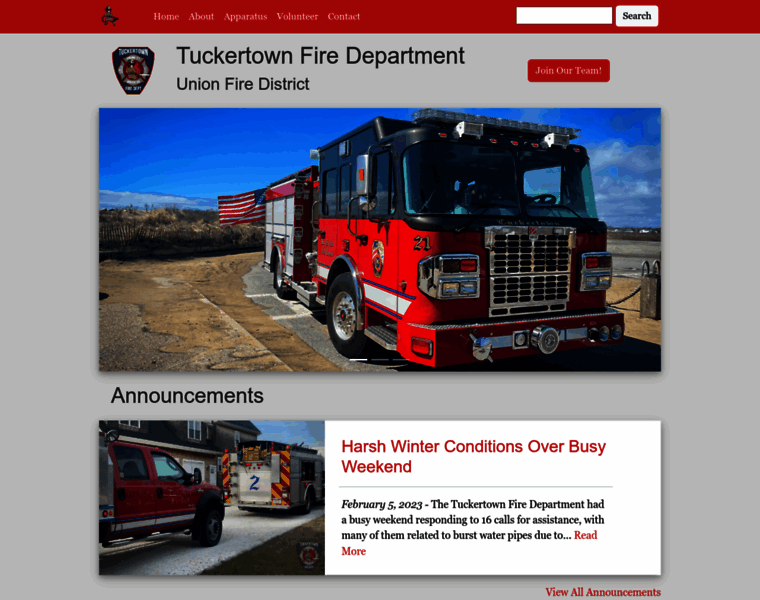 Tuckertownfire.com thumbnail