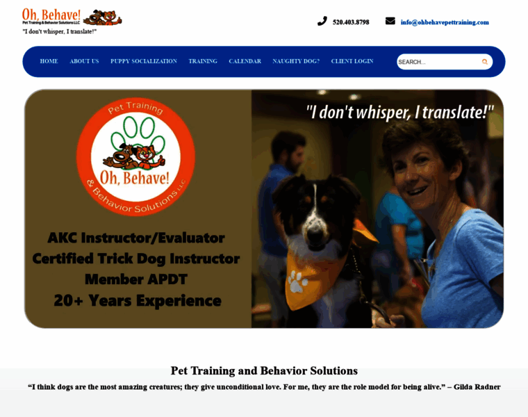 Tucsondogtrainers.com thumbnail