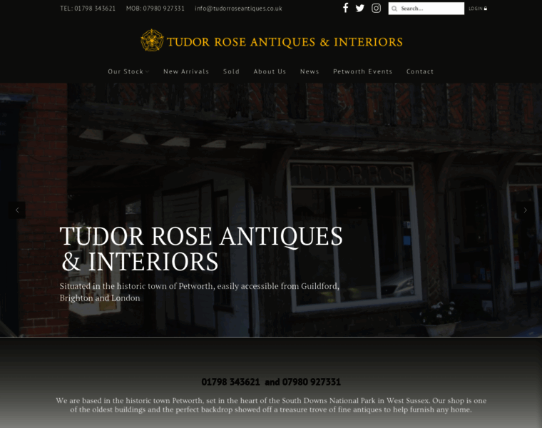 Tudor-rose-antiques.co.uk thumbnail