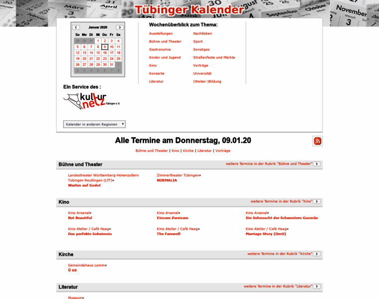 Tuebinger-kalender.de thumbnail